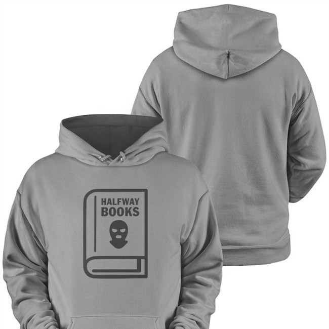 Halfway Books T Shirt Grey Shea Serrano