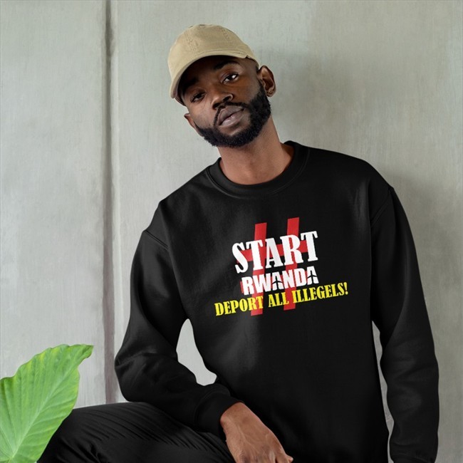 Active Patriot Start Rwanda Deport All Illegels Long Sleeve