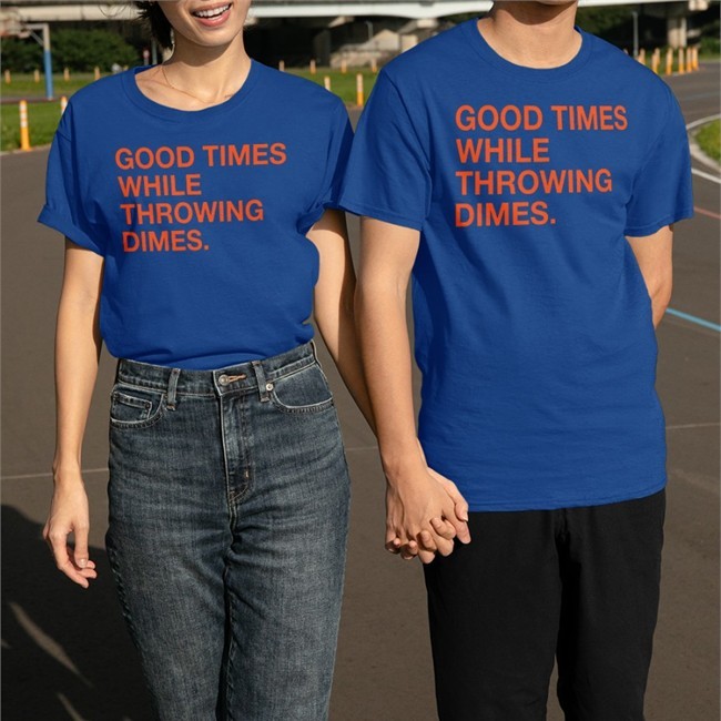 Obvious Shirts Shop Good Times While Throwing Dimes Hooded Sweatshirt