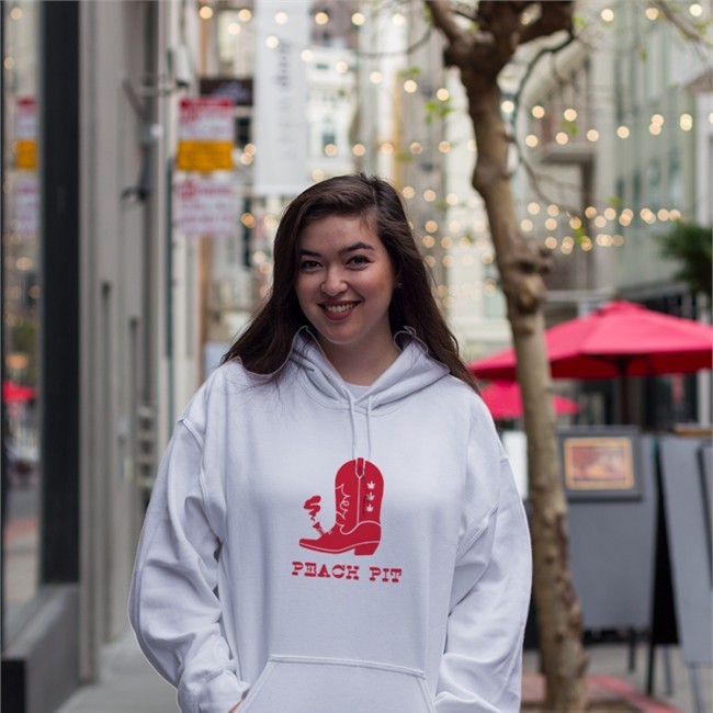 Boot Bong T Shirt Peach Pit Merch Peach Pit Merch Boot Bong Long Sleeve Shirt