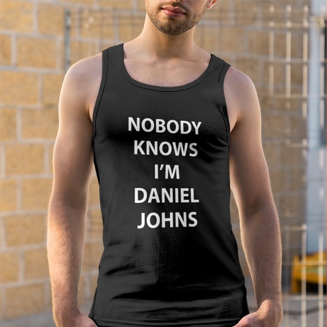 Nobody Knows I'm Daniel Johns Tank Top Daniel Johns