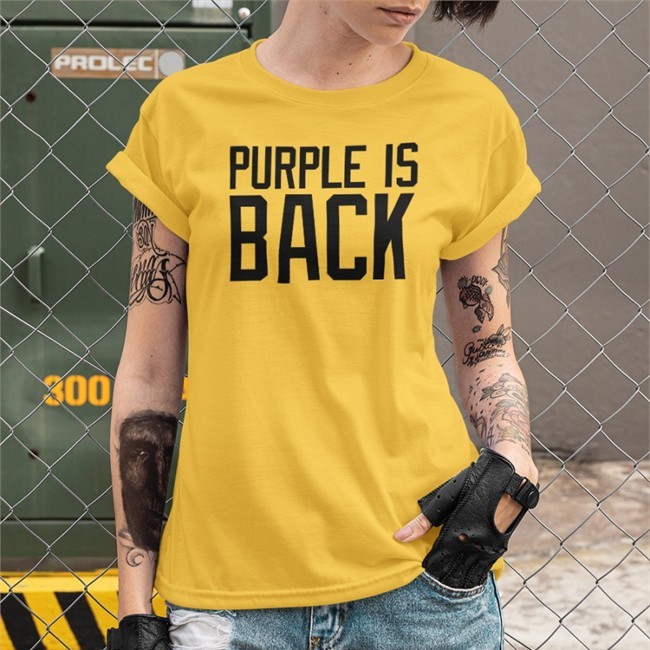 Purple Is Back Sweatshirt Dahlelama Store Merch