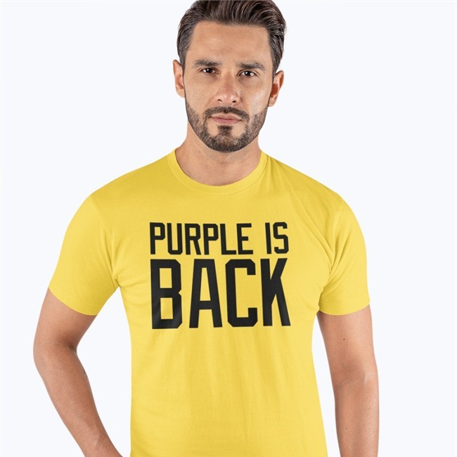 Purple Is Back Shirts Dahlelama Store Merch Purple Is Back T Shirt