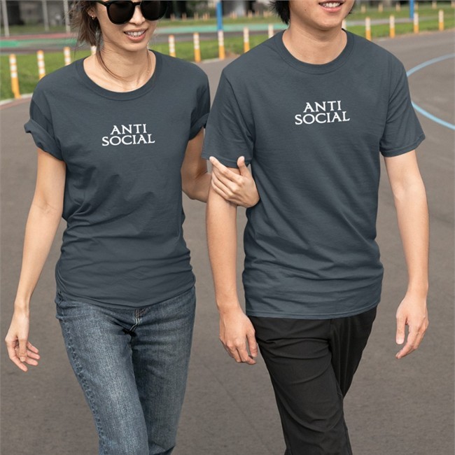 Anti Social Shirt Dark Heather