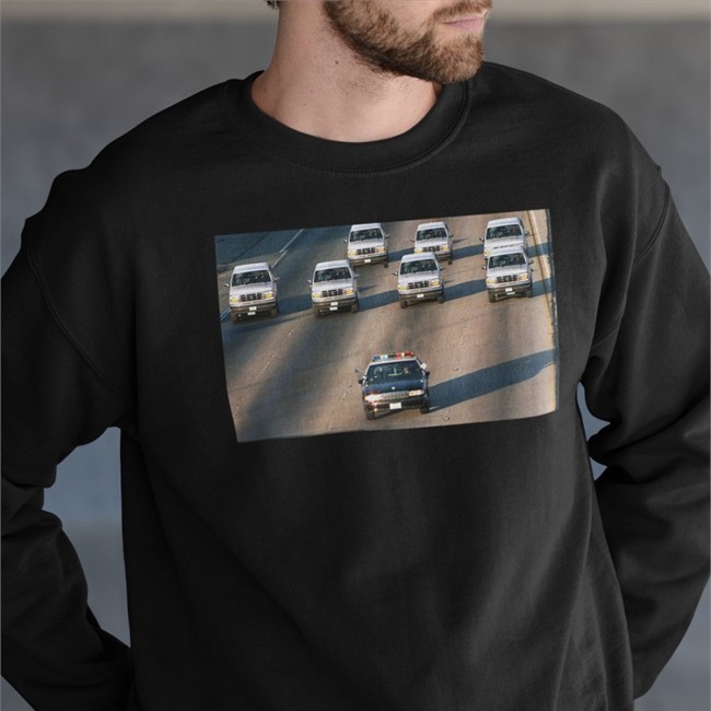 Shirtsthtgohard Shirts That Go Hard Great White Bronco Chase T Shirt