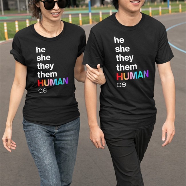 Official Jake Burns He She They Them Human Shirt Black