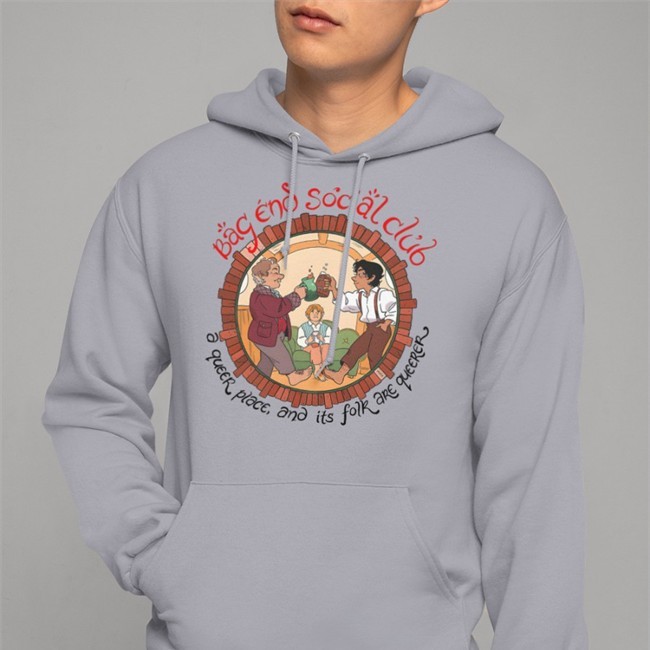 Bag End Social Club A Queer Place And Its For Are Queerer Tee Hobbitgay TheOneRing