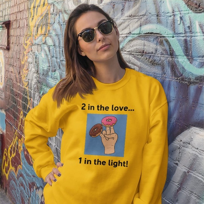2 In The Love 1 In The Light Hooded Sweatshirt