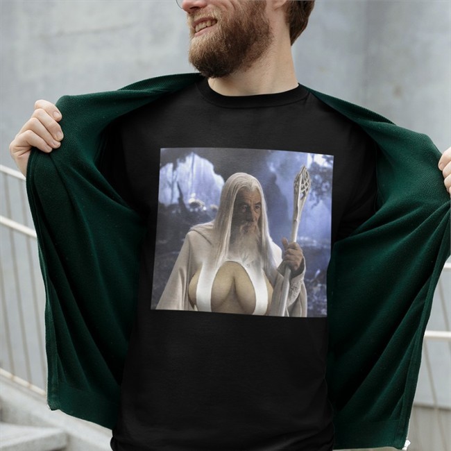 Raw Paw Shop Merch Gandalf Big Naturals TShirt Der-shing Helmer