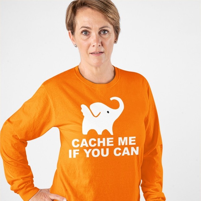 Nate Ebel Cache Me If You Can Sweatshirt Droidcon Nyc
