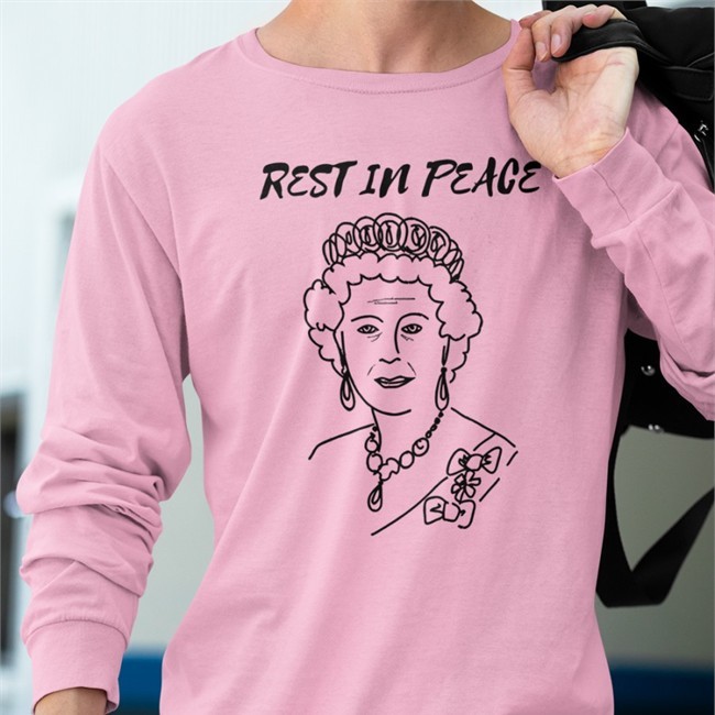 Queen Elizabeth II Rest In Peace T Shirt White