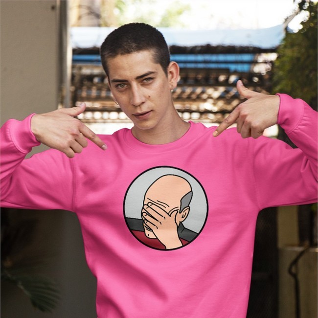 Raspberry Pi Epic Facepalm Picard Shirt