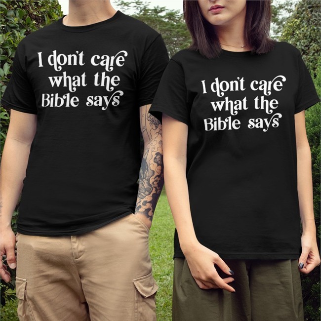 Highnessophelia I Don't Care What The Bible Says V Neck T Shirt Kelsey