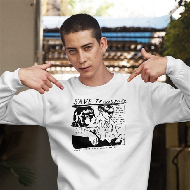 Print Social Store Save Trans Youth By Start Today Tattoo Shirt Colby Gordon