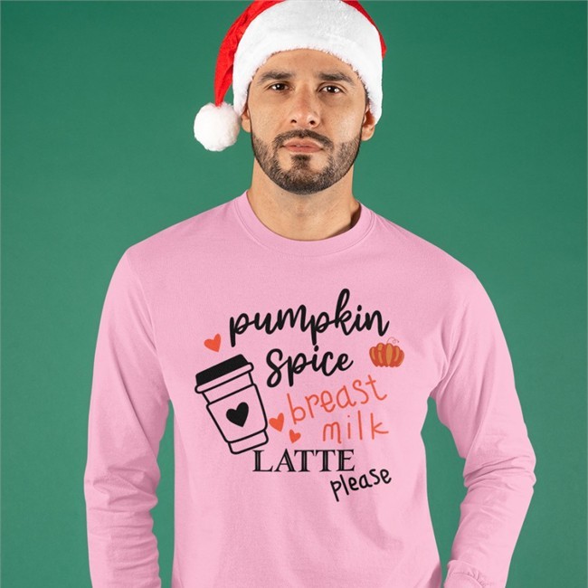 Disturbingshirt Pumpkin Spice Breast Milk Latte Please Shirt