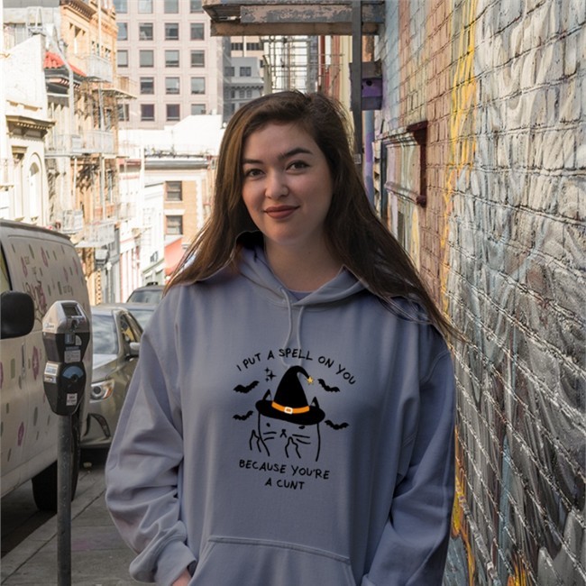 Untamedego Merchandise White Untamedego I Put A Spell On You Because You're A Cunt T Shirt