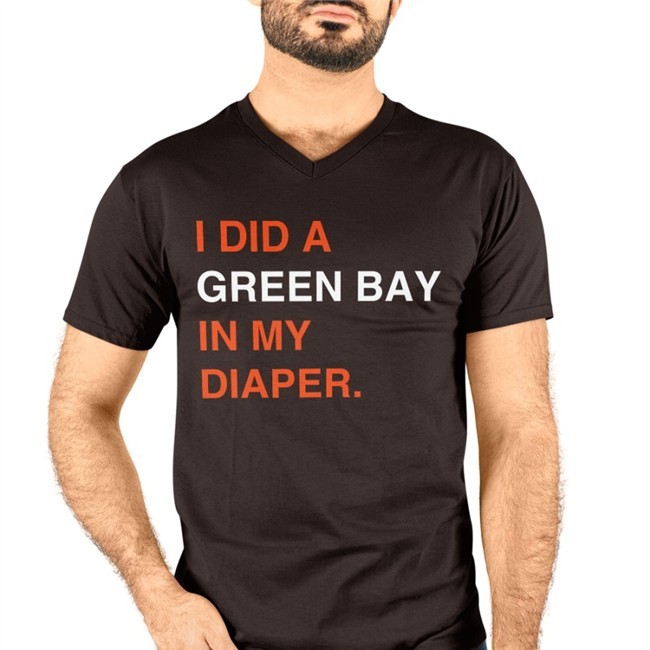 Obvious Shirts Merch I Did A Green Bay In My Diaper Tee