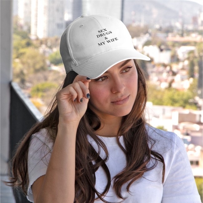 Shirts That Go Hard Merch Sex Drugs & My Wife Hat