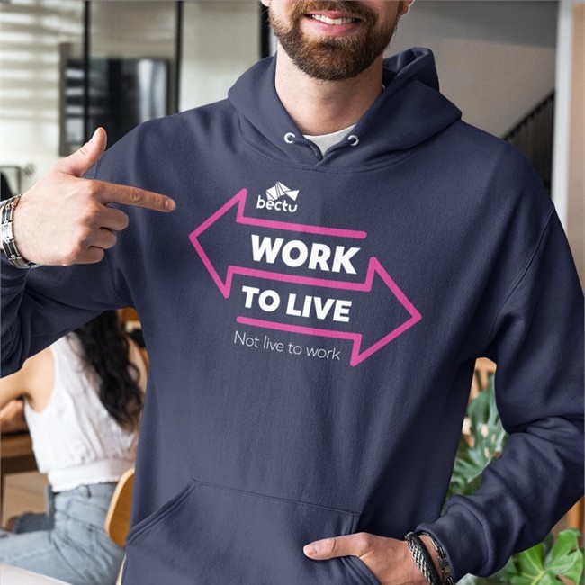 Ronan Burtenshaw Bectu Work To Live Not Live To Work Long Sleeve T Shirt