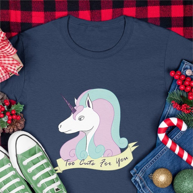 Whitewing Greg Galarian Rapidash Unicorn Too Cute For You Shirt