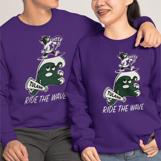 Kstatefb State Tulane Ride The Wave Tank Top Aspoage