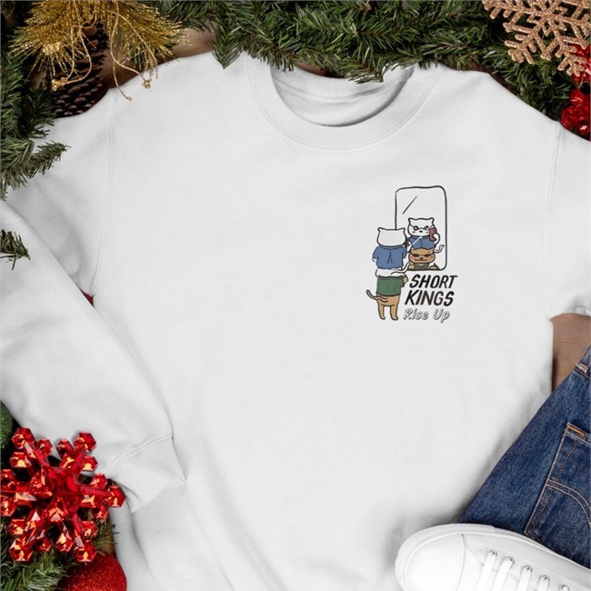 Short Kings Rise Up Baseball Sleeve Tee