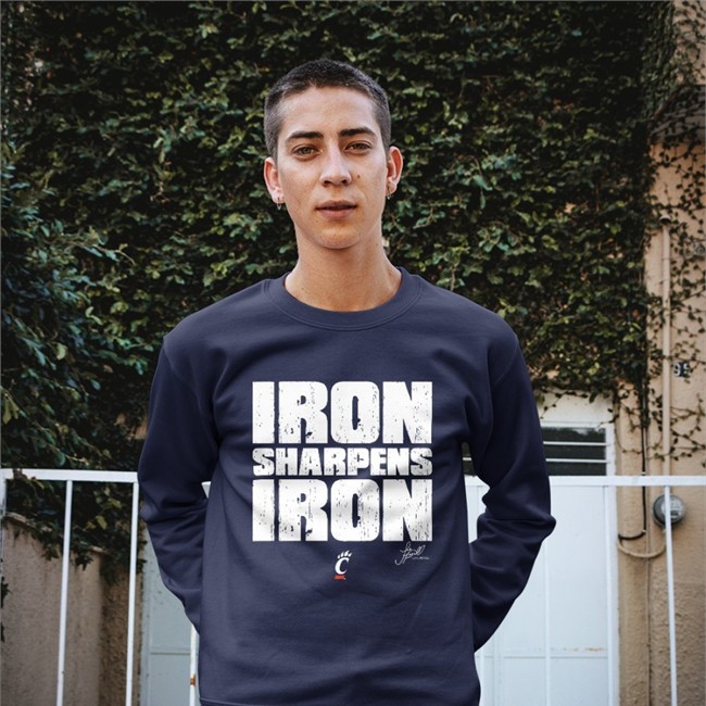 Luke Fickell Iron Sharpens Iron T Shirt Cincinnati Bearcats
