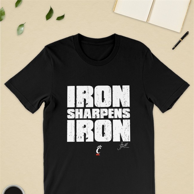 Luke Fickell Iron Sharpens Iron Limited Edition Sweatshirt Cincinnati Bearcats Football Joe Danneman