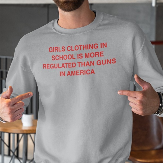 Cosmique Studio Merch Girls Clothing In School Is More Regulated Than Guns In America Hoodie Witches Vs Patriarchy