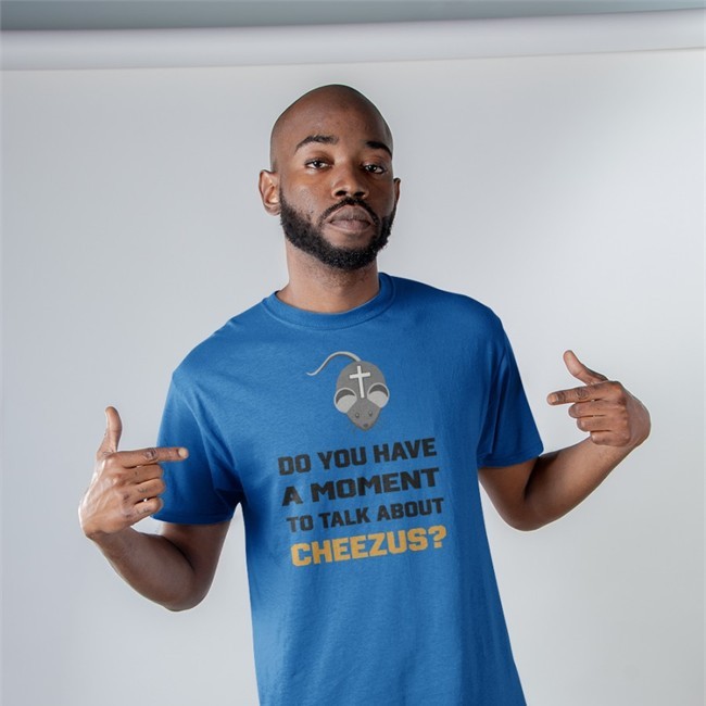 Mouse Do You Have A Moment To Talk About Cheezus Baseball Sleeve Tee Strangethrift