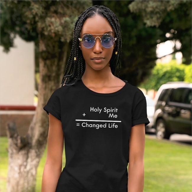 Holy Spirit Me Changed Life Tee Inioluwa