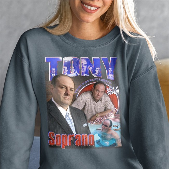 Tony Soprano Those Who Want Respect Give Respect Tee Shirt Sopranos Central