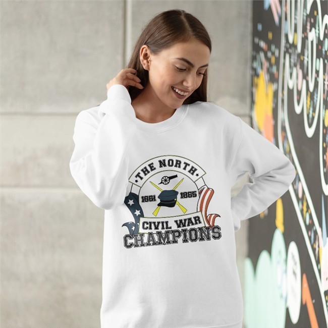 Ready Player One The North 1861 1865 Civil War Champions Hoodie White Socasiren2
