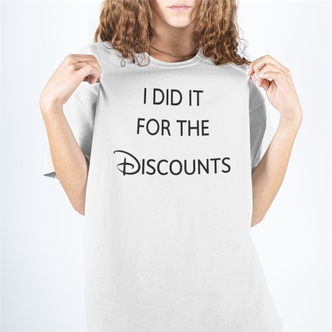 Joey Jones I Did It For The Discounts Sweatshirt