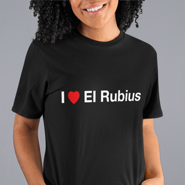 I Love El Rubius T Shirt Black