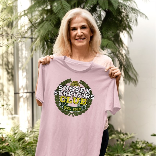 Sussex Survivors Club Tee Shirt The Royal Rogue's Est 2018