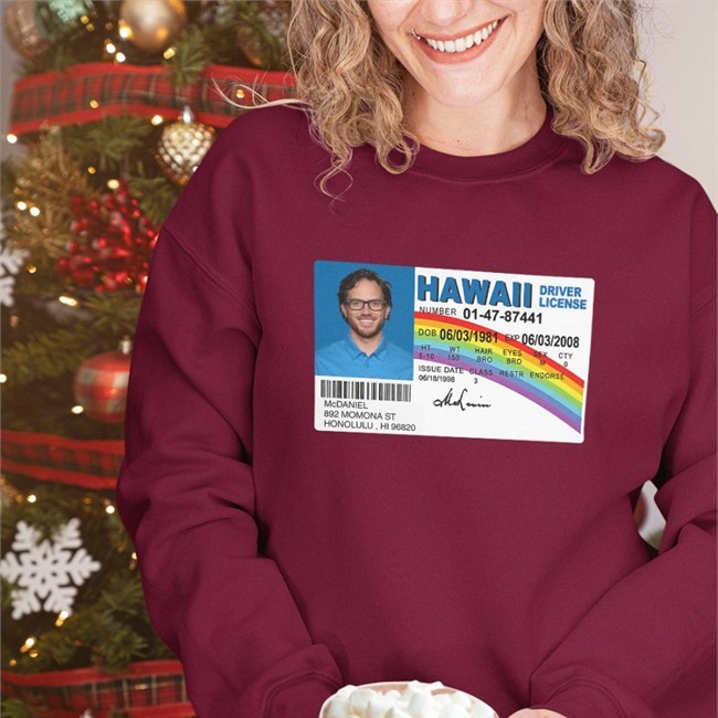Mcdaniel Hawaii Driver License Tee
