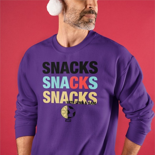 Kansascitycurrent Shop Merch Thekccurrent Snacks Snacks Snacks With Lynn And Sam Jws Hooded Sweatshirt Kc Current White