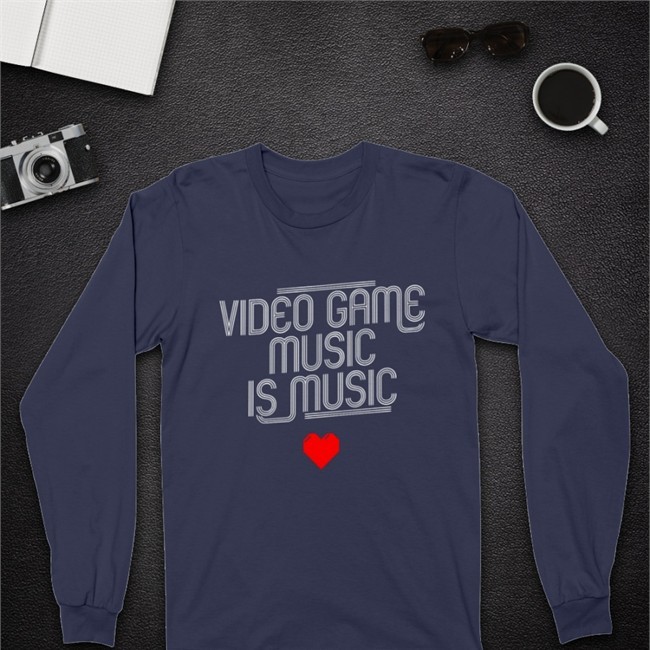 Hello Merch Video Game Music Is Music Tee Shirts Mega Ran