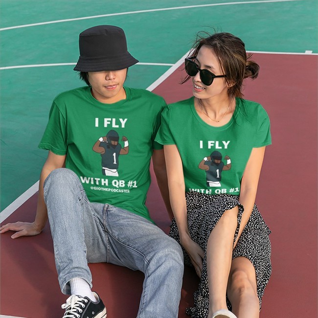 Bonfire Shop I Fly With Qb 1 Shirt 2022 The Giovanni Show Podcast