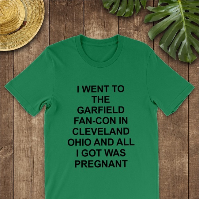 I Went To The Garfield Fan-Con In Cleveland Ohio And All I Got Was Pregnant Long Sleeve T Shirt Shirts That Go Hard