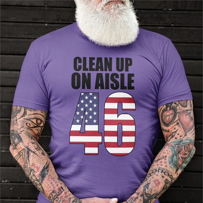 Clean Up On Aisle 46 Falg American Shirt RepublicanAZCPA