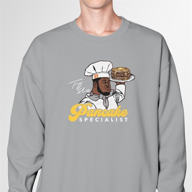 Charlie Hustle Merch Trey Smith Pancake Specialist Sweatshirts The Pancake Specialist Victory Monday