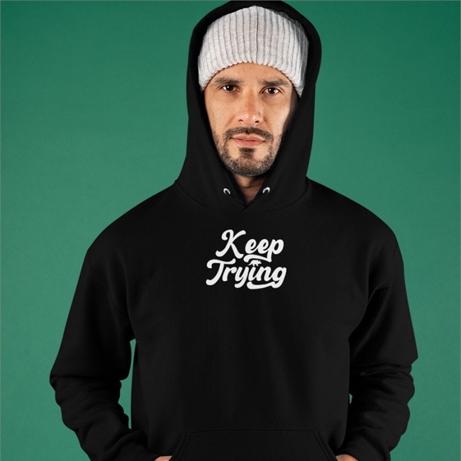 Tryguys Merch Trying Shirt Hooded Sweatshirt
