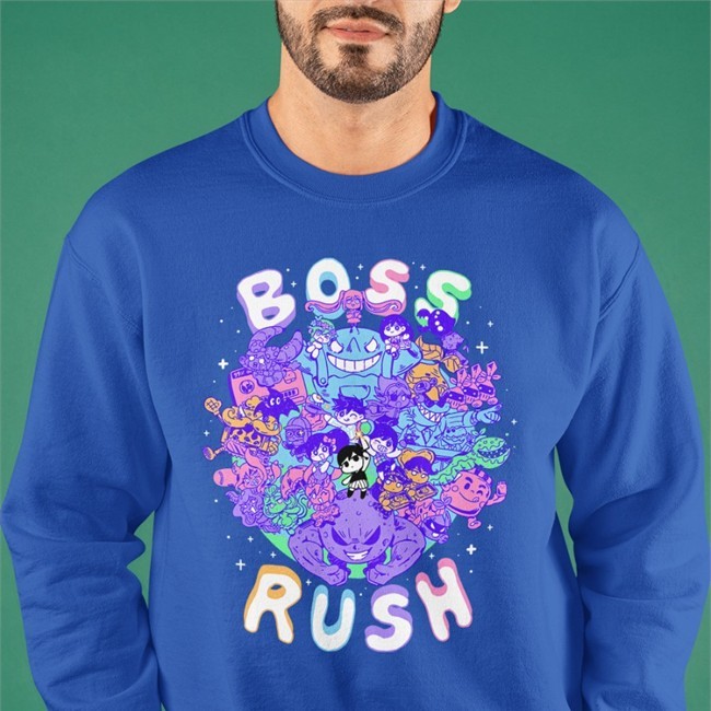 Omocat Shop Boss Rush T Shirt Navy