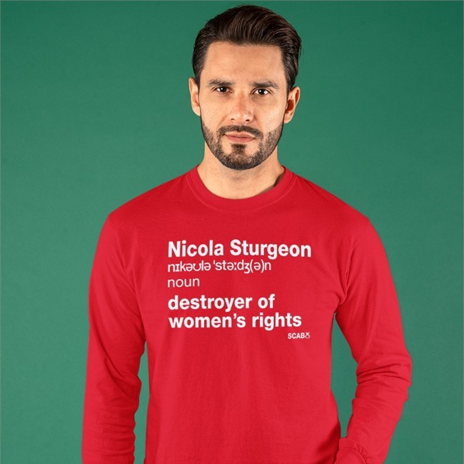 Nicola Sturgeon Destroyer Of Women’S Rights Long Sleeve T Shirt Jk Rowling