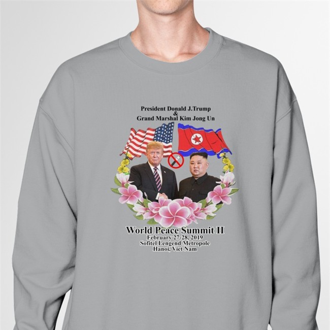 President Donald J Trump And Grand Marshal Kim Jong Un World Peace Summit II Tee Shirt
