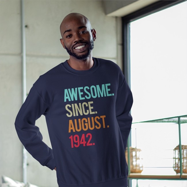 Funny Awesome Since August 1942 Shirt