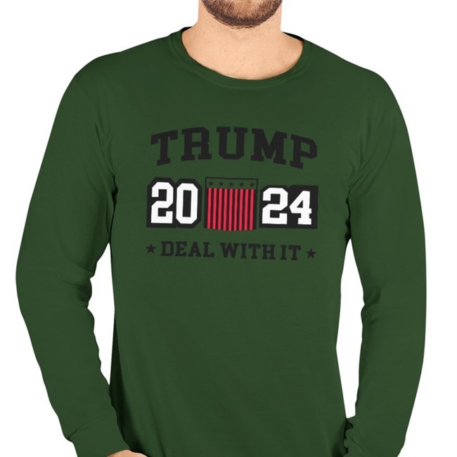 Trump 2024 Deal With It Long Sleeve Tee