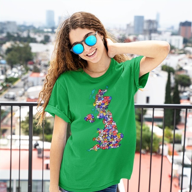 90'S Football 90'S Uk Shirts Map Shirt Football Devotion Merch